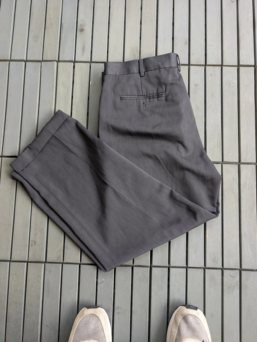 Men's Dress Pants in Dark Gray
